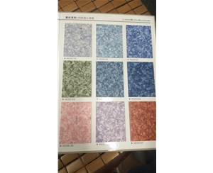 同質(zhì)透心地膠